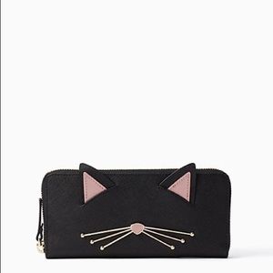 Kate Spade Cat’s Meow Lindsey Wallet, Black
